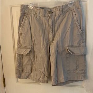 Faded Glory Tan Cargo Shorts Relaxed Fit